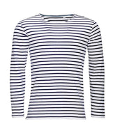 Sol's 1402 Marine Long Sleeve Stripe T-Shirt
