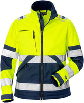 Fristads High vis soft shell jacket woman cl 2 4183 WYH
