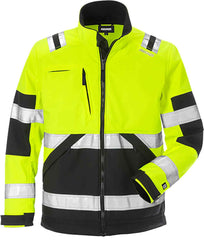 Fristads High vis soft shell jacket cl 2 4083 WYH