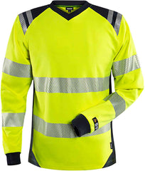 Fristads Flamestat high vis long sleeve T-shirt woman class 3 7357 TFL