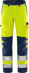 Fristads High vis Green trousers class 2 2651 GPLU