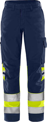 Fristads High vis Green trousers woman class 1 2652 GPLU