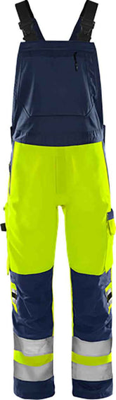 Fristads High vis Green bib'n'brace class 2 1030 GPLU