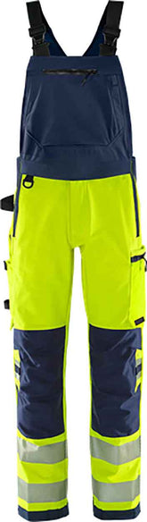Fristads High vis Green stretch bib'n'brace class 2 1031 GSTP