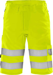Fristads High vis Green shorts class 2 2650 GPLU