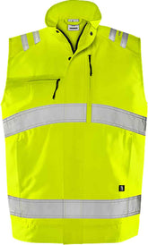 Fristads High vis Green waistcoat class 2 5067 GPLU