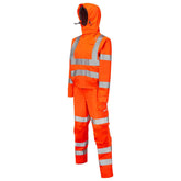 Leo Honeychurch EcoViz 10KX Performance+ Women's Breathable 2-Part Coverall Orange