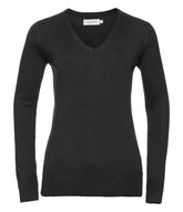 Russell Collection 710F Ladies V Neck Sweater