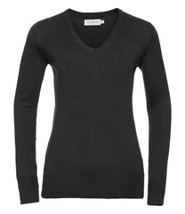 Russell Collection 710F Ladies V Neck Sweater