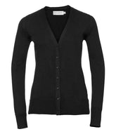 Russell Collection 715F Ladies V Neck Cardigan