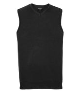 Russell Collection 716M Sleeveless V Neck Sweater
