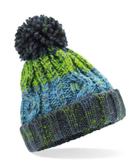 Beechfield B486A Infant/junior corkscrew pom pom beanie