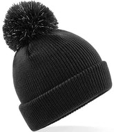 Beechfield B406B Junior reflective bobble beanie