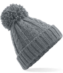 Beechfield BC480 Cable knit melange beanie