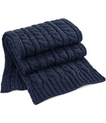 Beechfield BC499 Cable knit melange scarf