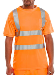 Beeswift BSCNTSEN Hi-Viz T-Shirt