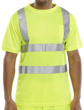 Beeswift BSCNTSEN Hi-Viz T-Shirt
