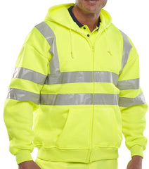 Beeswift BSHSSEN Hi-Viz Hoodie Saturn Yellow