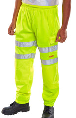 Beeswift BSJB Hi Vis Sweat Jogging Bottom