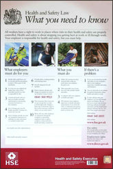 Beeswift BSSHSE01 Health & Safety Law Poster Pvc