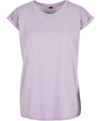 Build Your Brand BY021 Women's extended shoulder tee