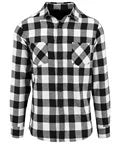 Build Your Brand BY031 Checked flannel shirt
