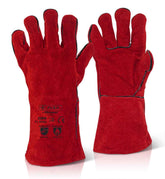 Beeswift Red Welders Gauntlet 14" Pack of 10