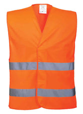 Portwest C474 Hi-Vis Two Band Vest