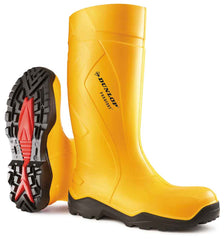 Dunlop C762241 Purofort+ Full Safety Yellow Welly