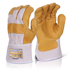 Beeswift Canadian Yellow Hide Rigger Glove Pack of 10