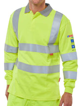 Beeswift ARC CARC12 Arc Compliant Sat Yellow Polo