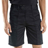 Super Click Workwear CLCPS C/Pocket Shorts Black