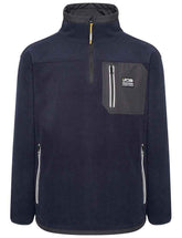 JCB Workwear Trade Heavyweight 1/4 Zip Tech Fleece