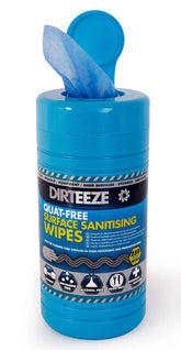 Dirteeze DZAB250 Anti-Bacterial Wipes (Jumbo Canister)