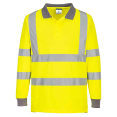 Portwest EC11 Eco Hi-Vis L/S Polo (Pack 6)