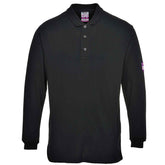 Portwest FR10 Flame-Resistant Anti-Static Long Sleeve Polo Shirt