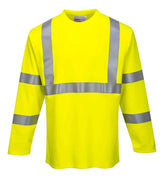 Portwest FR96 FR Hi-Vis Long Sleeve T-Shirt
