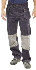 Click Workwear GMPT Grantham Navy M/Pocket Trousers