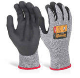 GZ01GY Glovezilla Nitrile Palm Coated Glove