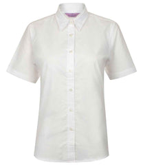Henbury H516 Ladies Short Sleeve Oxford Shirt