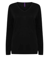 Henbury H721 Ladies V Neck Sweater