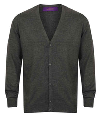 Henbury H722 V Neck Button Cardigan