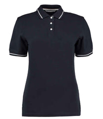 Kustom Kit K706 Ladies St Mellion Tipped Pique Polo Shirt