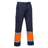 Portwest L049 Hi-Vis Lightweight Contrast Class 1 Service Trouser