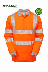 Pulsar® LFE904 Life GRS Men's Long Sleeve Polo Shirt