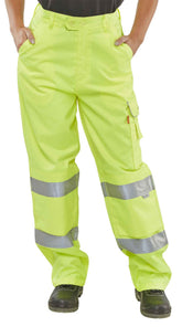 Beeswift LPCTENSY Hi Viz Ladies Trousers