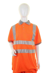 Beeswift LPK26 Ladies Hiviz Or S/S Polo