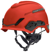 Msa MSA10194784 V-Gard H1 Tri-Vented Helmet Red