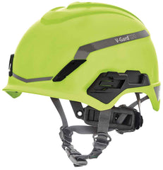 Msa MSA10194796 V-Gard H1 Non Vented Helmet Hi Vis Lime Green