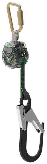 Msa MSA63011-00SEU V-Tec Mini Personal Limiter 1.8M Aluminium S Hook Sing/Leg